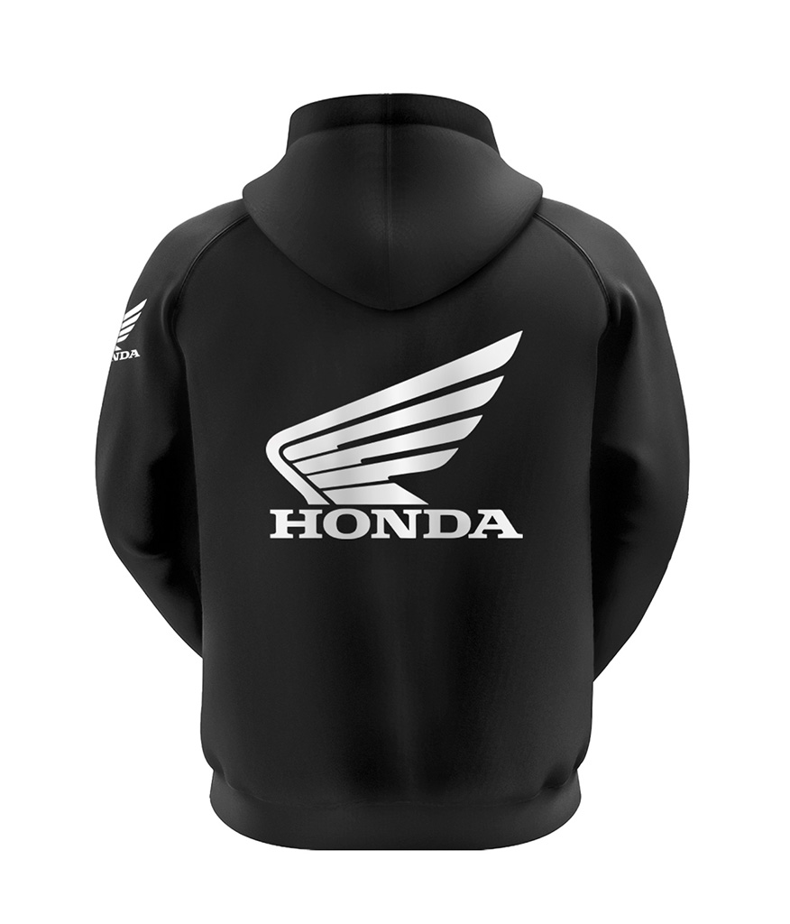 Honda Motorcu Kapşonlu Polar Sweathirt